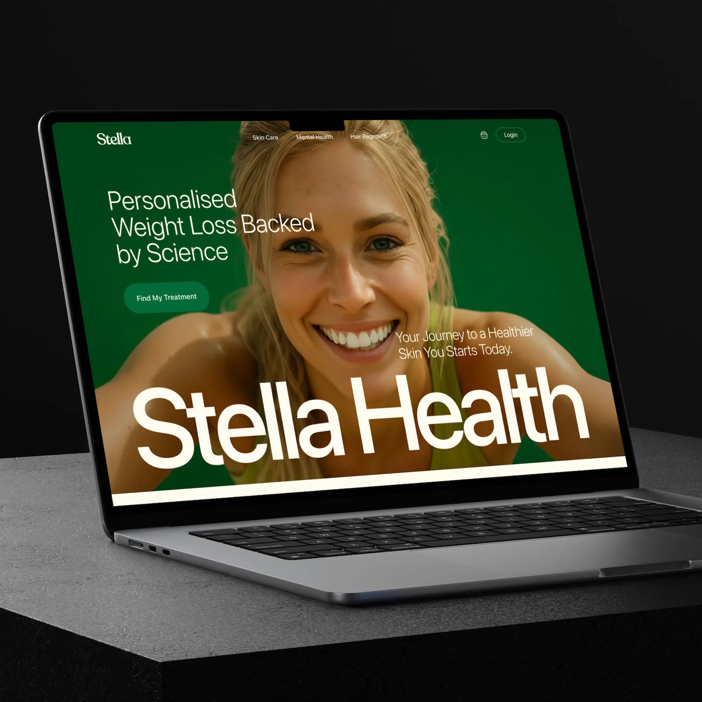 Stella Health storefront — product presentation designed by Convertica Studio