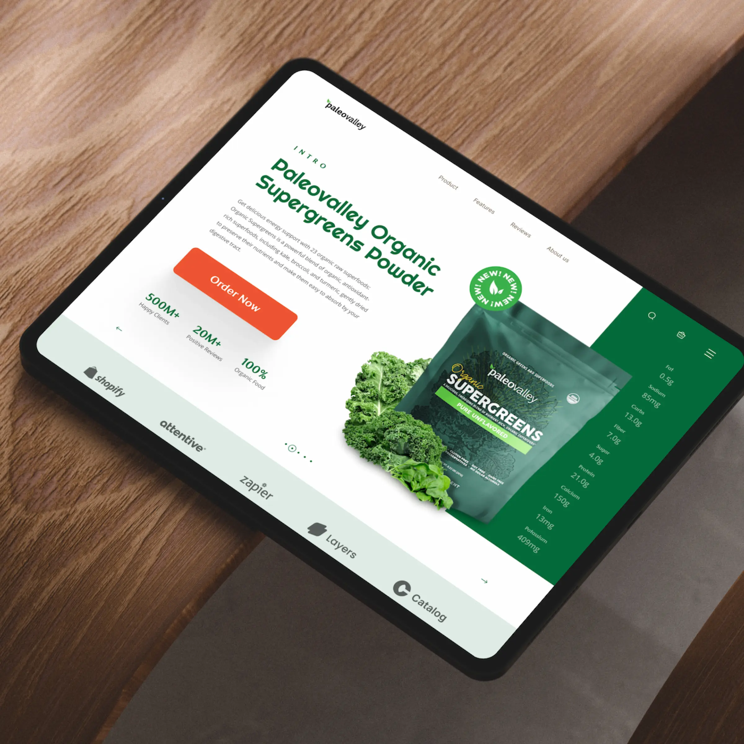 Paleovalley mobile screens