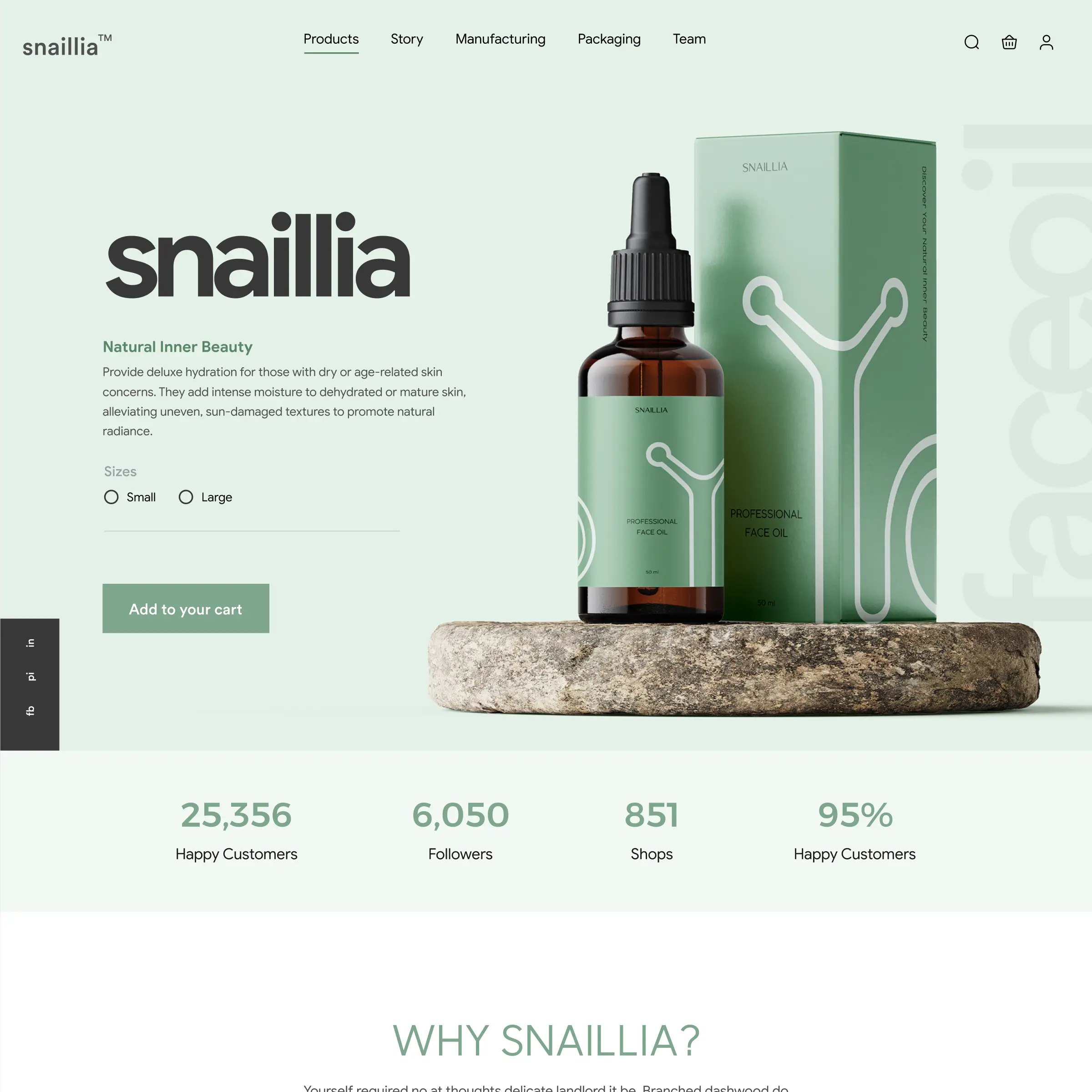 Snaillia storefront detail