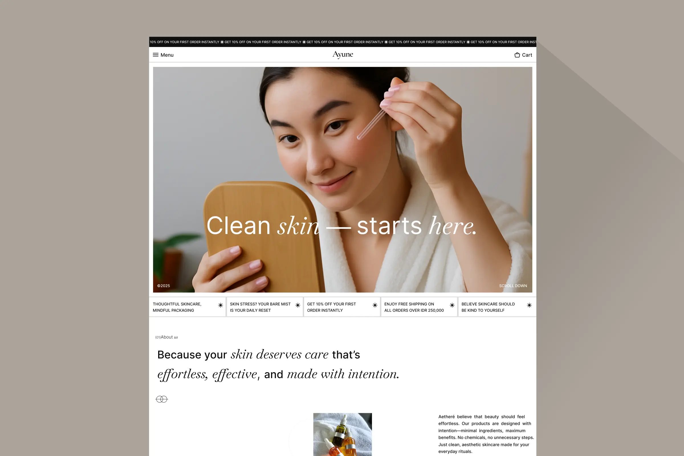 Ayune storefront