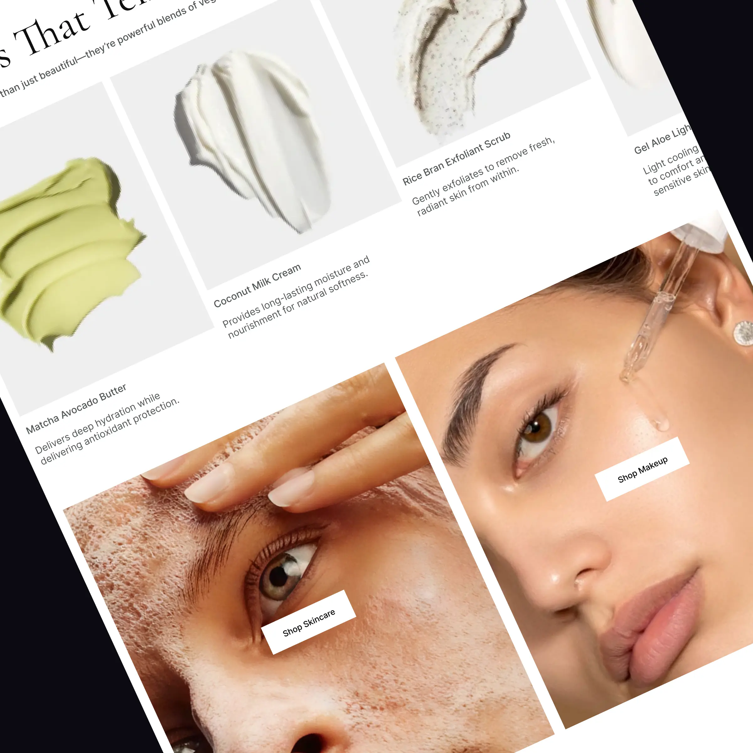 Anzana storefront — content and trust sections designed by Convertica Studio