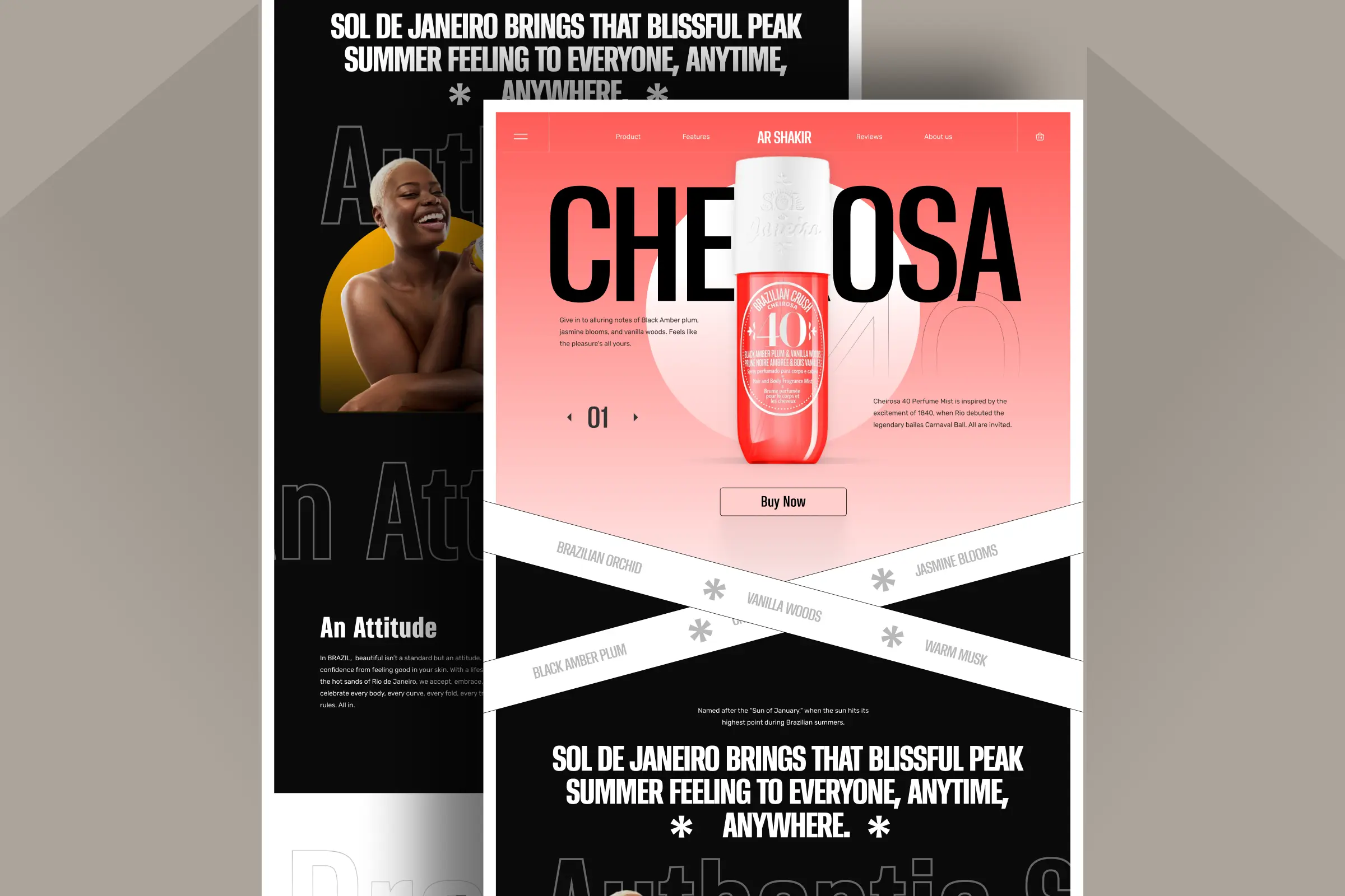 Sol de Janeiro storefront designed by Convertica Studio