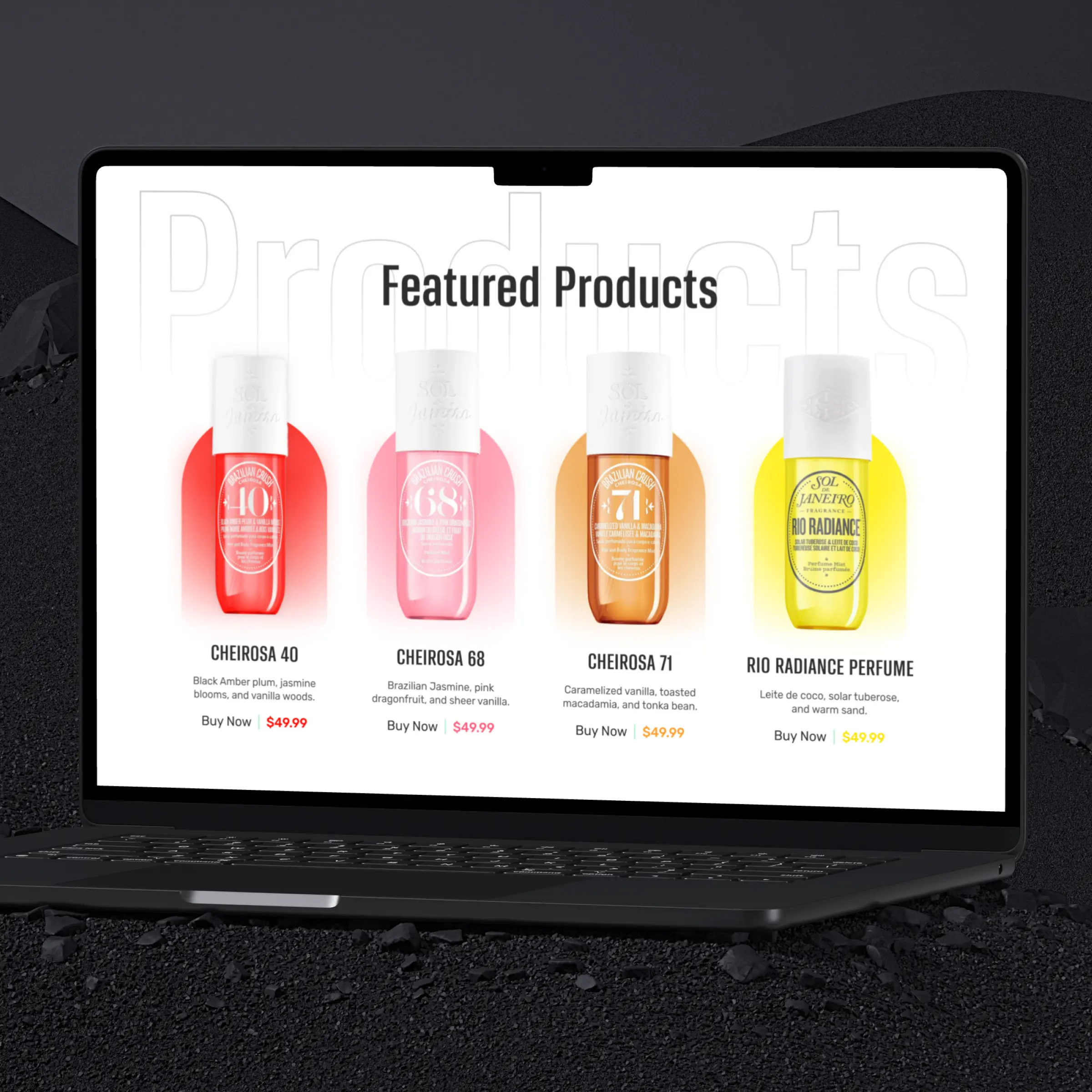 Sol de Janeiro storefront — product presentation designed by Convertica Studio