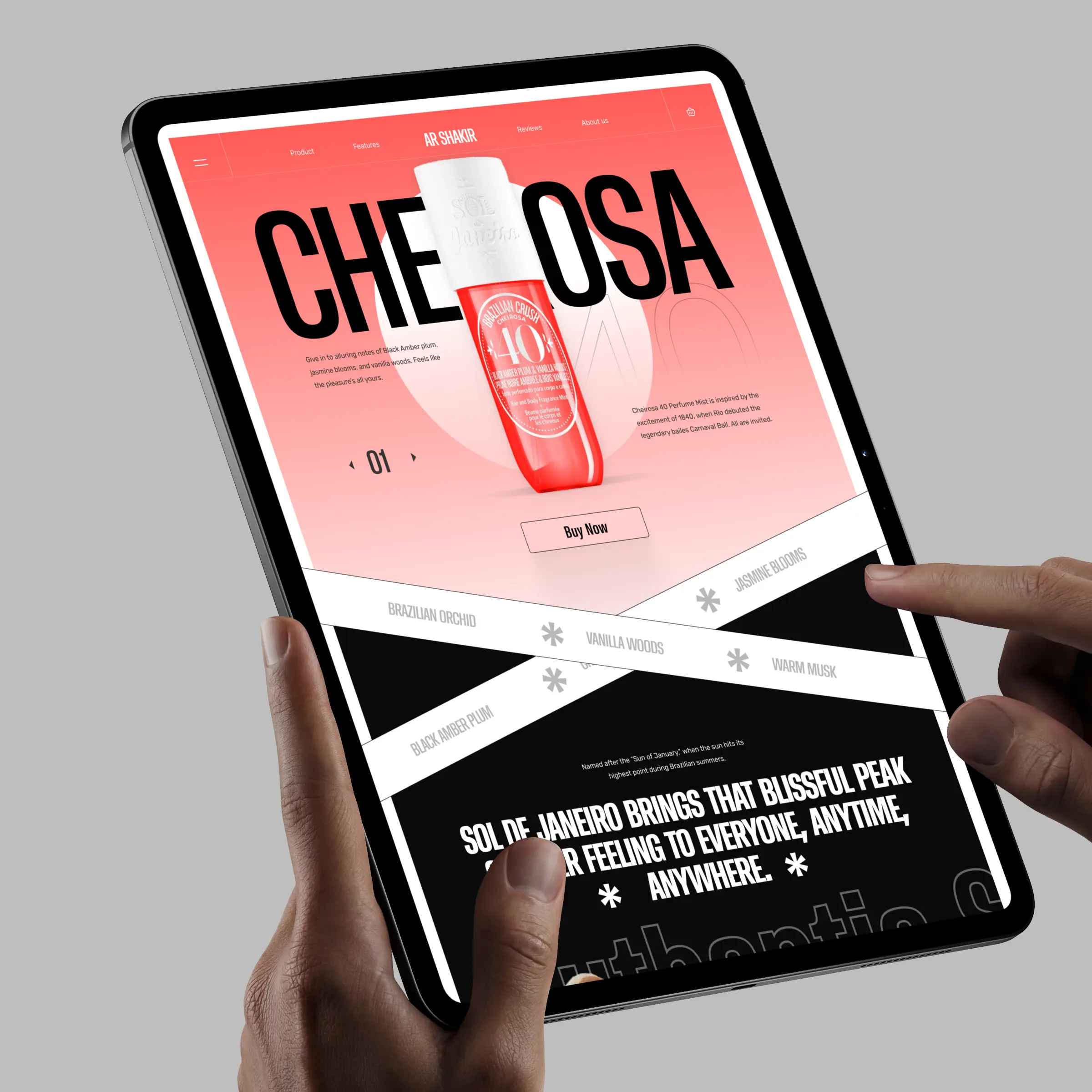 Sol de Janeiro mobile screens