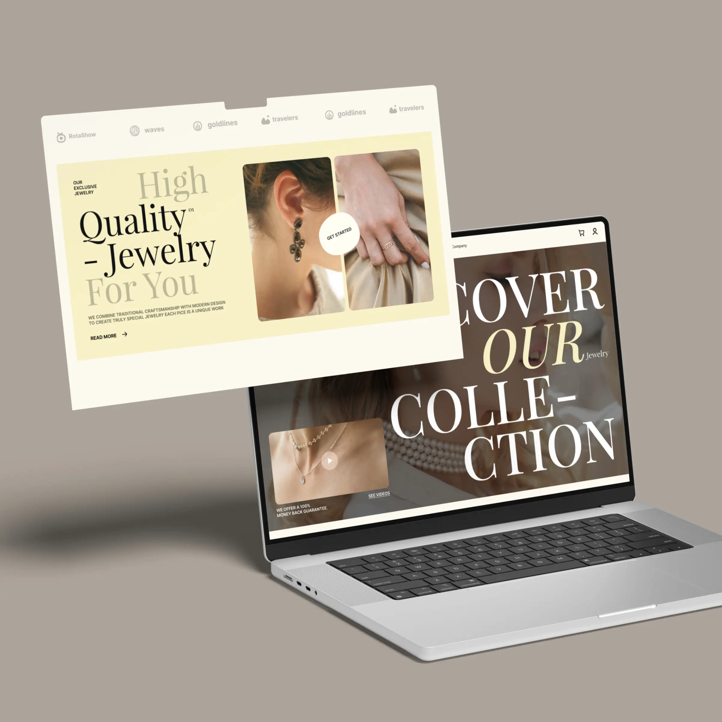 Jiwe storefront — product presentation designed by Convertica Studio