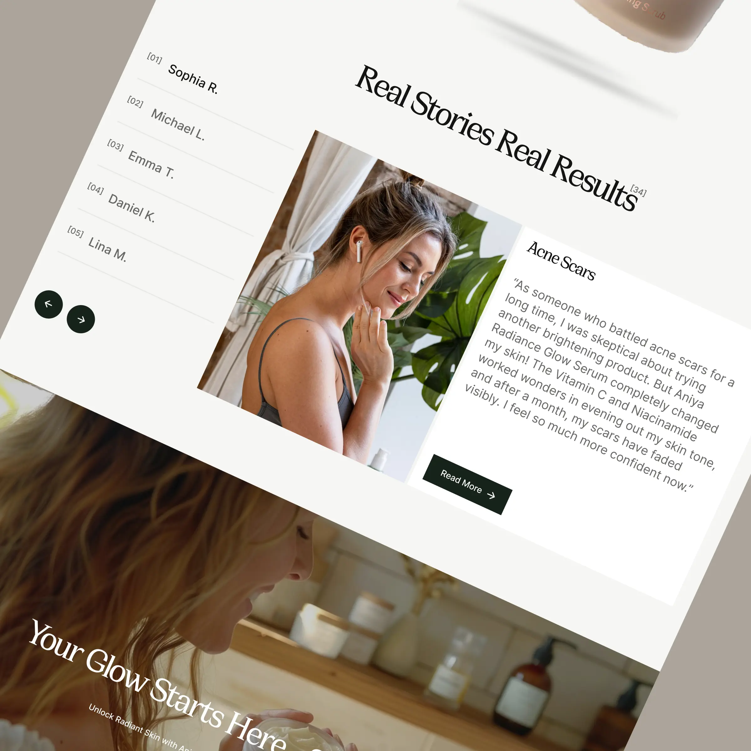 Aniya storefront detail