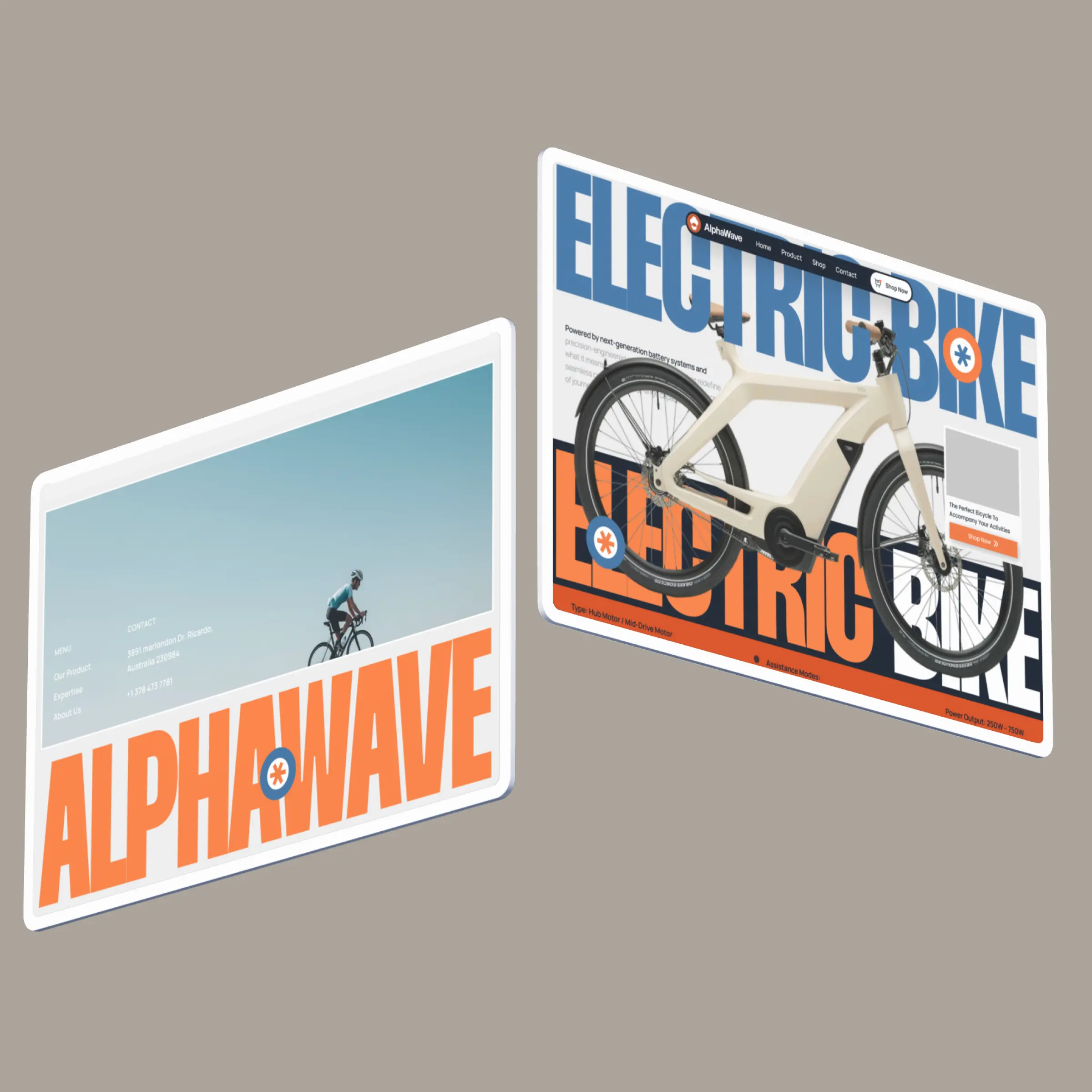 AlphaWave storefront — content and trust sections designed by Convertica Studio