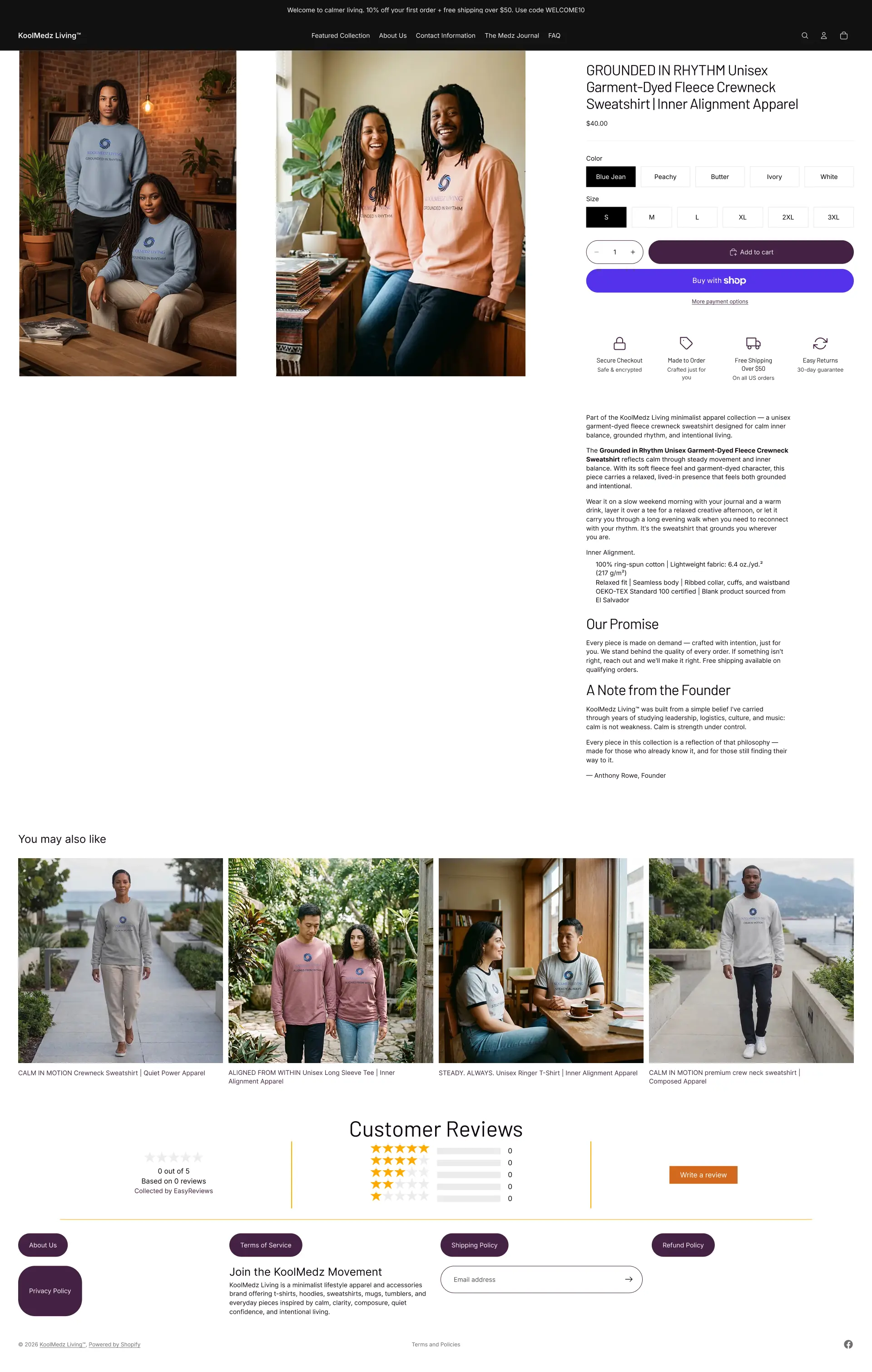 KoolMedz product page before the CRO redesign