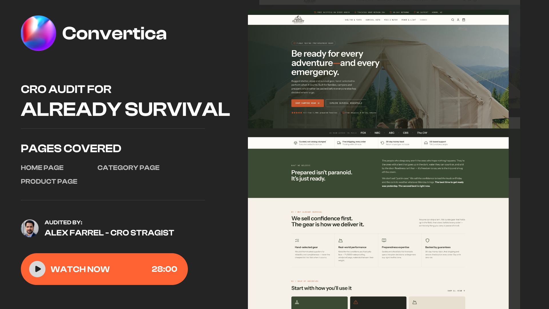 The Already Survival CRO audit teardown