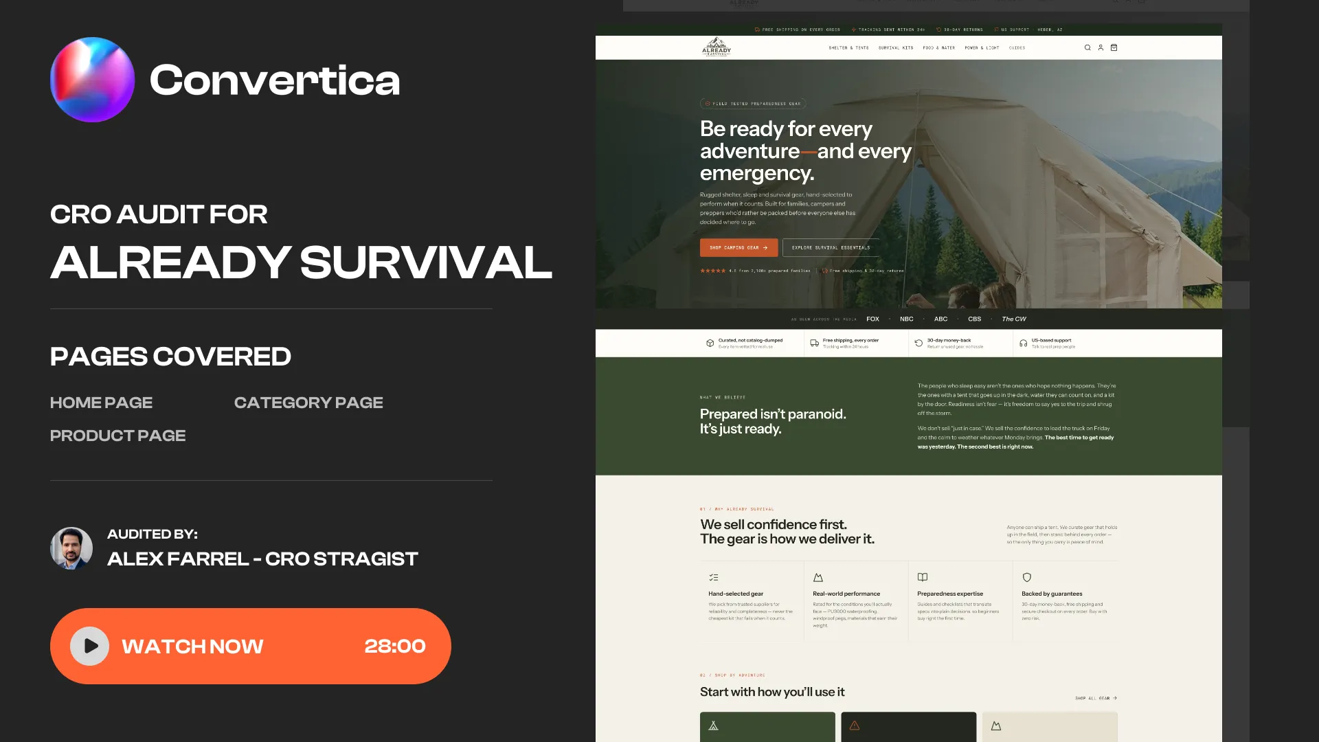 The Already Survival CRO audit teardown