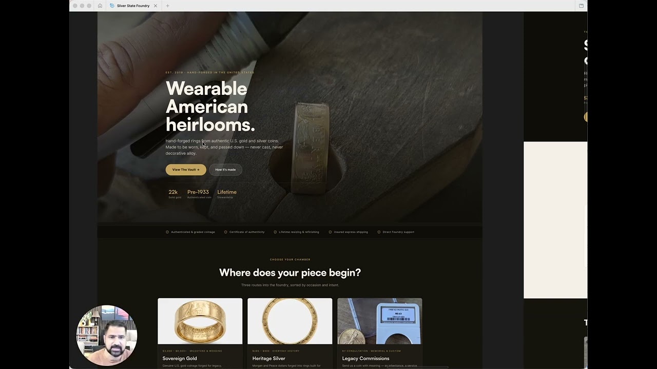From the Silver State Foundry video teardown