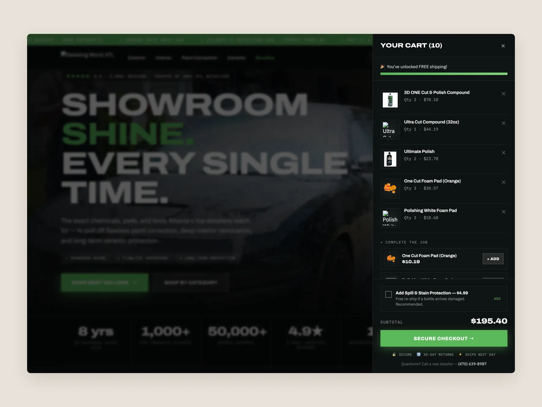 Detailing World Atlanta concept redesign: Bag slide over open over the home screen, whole screen