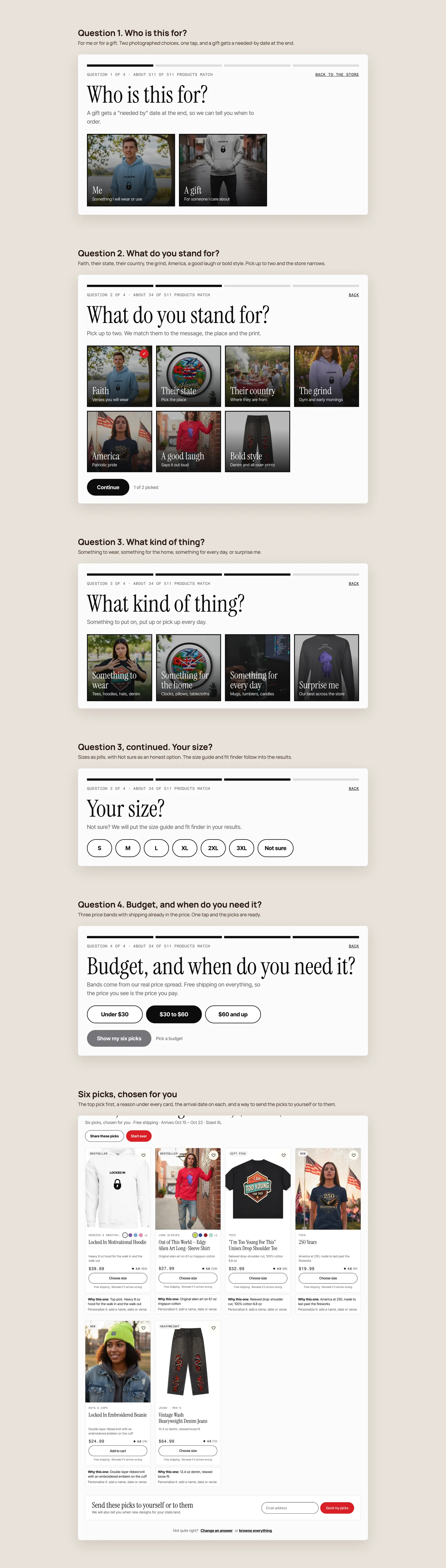 StrykZone concept redesign: Find what fits you, step by step